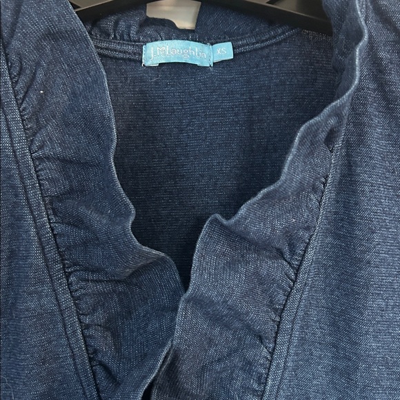 J.McLaughlin Denim Durham Top - Picture 4 of 6